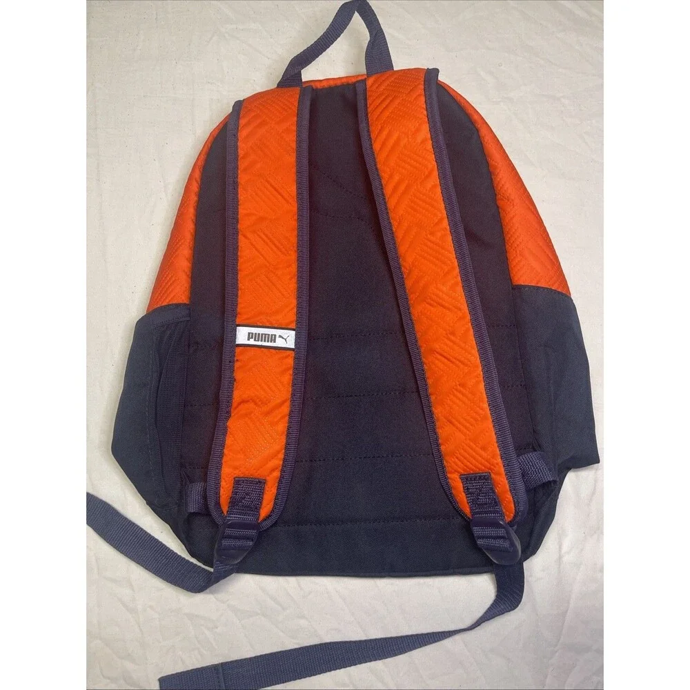 PUMA Backpack - 18 Inch - Orange & Navy Blue - Excellent Condition